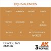 AK Interactive AK11409 Orange Tan 17ml